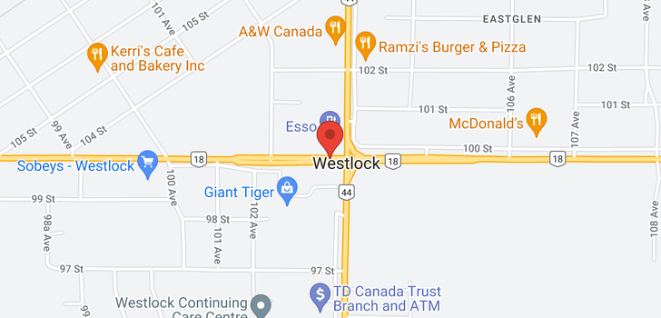 map of 10303 107 ST